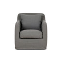 DADE OUTDOOR SLIPCOVER SWIVEL CHAIR