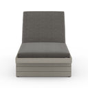 LEROY OUTDOOR CHAISE - WEATHERED GREY