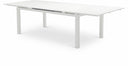 Maldives 95.5" - 119" Aluminum Extendable Outdoor Patio Dining Table - White