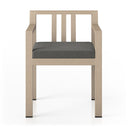 MONTEREY OUTDOOR DINING ARMCHAIR, WASHED BROWN