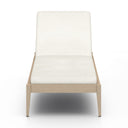 SHERWOOD OUTDOOR CHAISE, WASHED BROWN