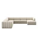 LANGHAM CHANNELED 6-PIECE SECTIONAL