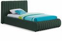 Nash Boucle Fabric Upholstered Twin Bed - Green