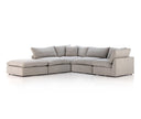 STEVIE 4-PIECE SECTIONAL W/ OTTOMAN