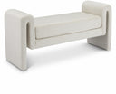 Sloan Velvet Upholstered 51" Bench - Cream