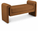 Sloan Velvet Upholstered 51" Bench - Saddle
