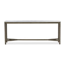 Hammered Iron Console Table