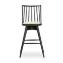 LEWIS SWIVEL BAR + COUNTER STOOL