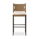 Miller Outdoor Woven Bar + Counter Stool