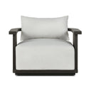 Tahana Outdoor Metal Swivel Chair