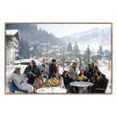 Drinks At Gstaad by Slim Aarons