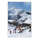 Zermatt Skiing II by Slim Aarons