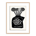 Woodblock Floral III by Roseanne Kenny