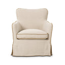 Devon Slipcover Swivel Chair