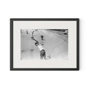 Skateboarding In A Drained Pool I by Barbara Alper