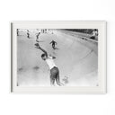 Skateboarding In A Drained Pool I by Barbara Alper