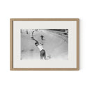 Skateboarding In A Drained Pool I by Barbara Alper