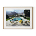 Poolside Gossip By Slim Aarons