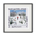 Skiing Waiters Slide By Slim Aarons
