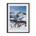 Zermatt Skiing By Slim Aarons