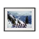 Lounging In Gstaad by Slim Aarons
