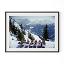 Lounging In Gstaad by Slim Aarons