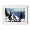 Lounging In Gstaad by Slim Aarons