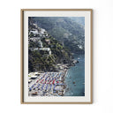 BEACH IN POSITANO BY SLIM AARONS