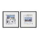 Ski Diptych By Slim Aarons