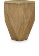 Diamante Oak Veneer End / Side Table - Natural