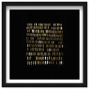 Gold Teeth - with hand-applied Gold Leaf