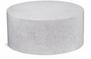 Terrazzo Terrazzo Pattern Iron Coffee Table - White