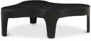 Oakley Oak Wood Coffee Table - Black