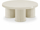Rhodes Iron Coffee Table - Cream