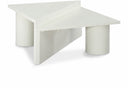 Pavillion Oak Veneer Coffee Table - White