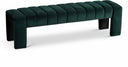 Andaz Velvet Upholstered Bench - Green