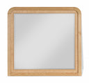 Siena Ash Wood And Natural Cane Frame Mirror - Natural