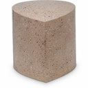 Petal Terrazzo Pattern Iron Coffee Table - Taupe