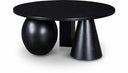 Revive Solid Wood And Oak Veneer Coffee Table - Black