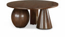 Revive Solid Wood And Oak Veneer Coffee Table - Brown