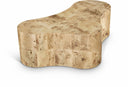 Zaire Solid Wood And Veneer Coffee Table - Natural Burl