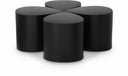 Petal Iron 4pc. Coffee Table - Black