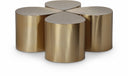 Petal Iron 4pc. Coffee Table - Gold