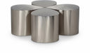 Petal Iron 4pc. Coffee Table - Silver