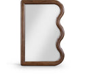 Winnie Poplar Wood Frame Mirror - Brown