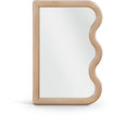 Winnie Poplar Wood Frame Mirror - Natural