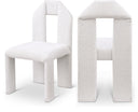 Bennett Boucle Fabric Upholstered Dining Chair - Cream