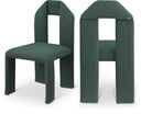 Bennett Boucle Fabric Upholstered Dining Chair - Green