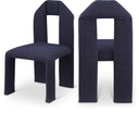 Bennett Boucle Fabric Upholstered Dining Chair - Blue