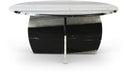 Formentera Genuine Marble Coffee Table - Panda